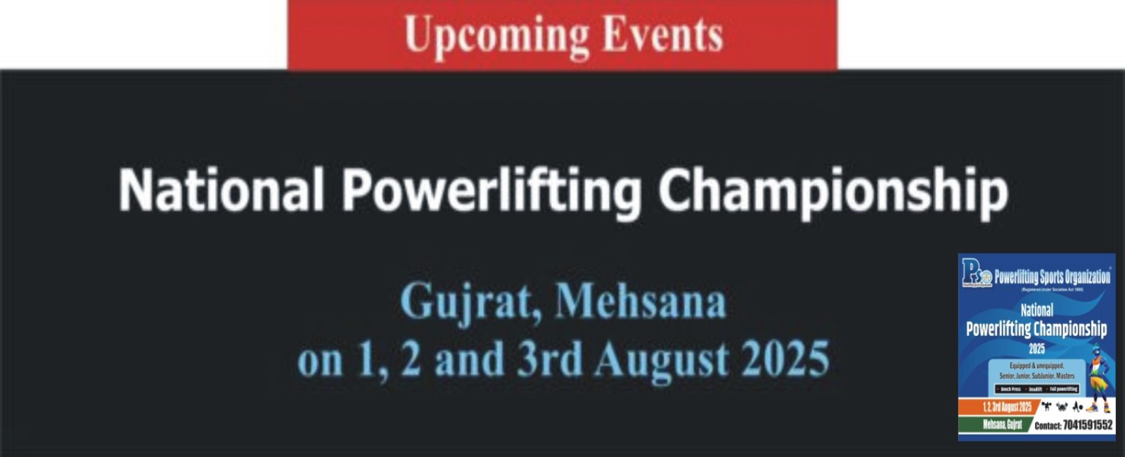 Powerlifting Sports Organization PSO